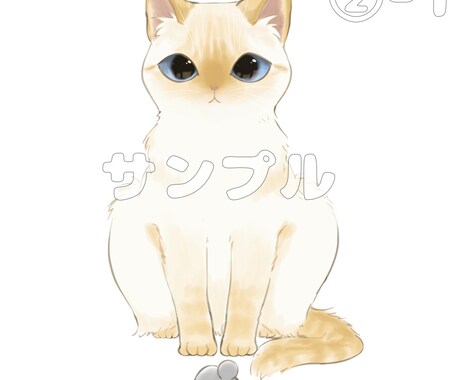 おうちの猫ちゃんを可愛くイラスト化します それぞれの猫ちゃんの個性に合った表情で！ イメージ2