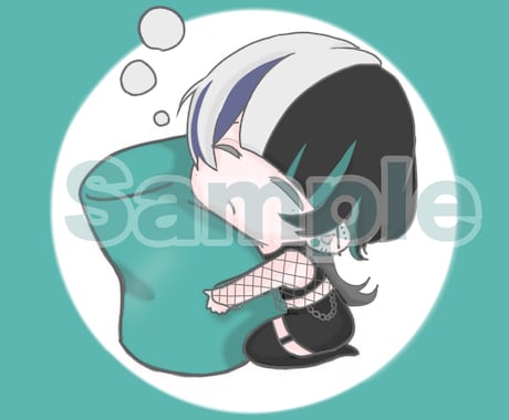 かわいいミニキャラアイコンお描きします イメージ1