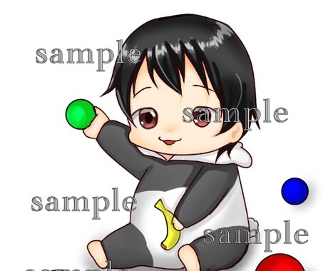 デフォルメキャラ描きます お子さんを可愛くデフォルメしませんか？ イメージ2