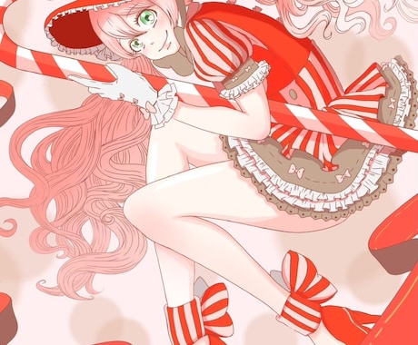 アイビスペイント！女の子アイコンイラスト描きます 低価格！安く！丁寧に！可愛く！ イメージ1
