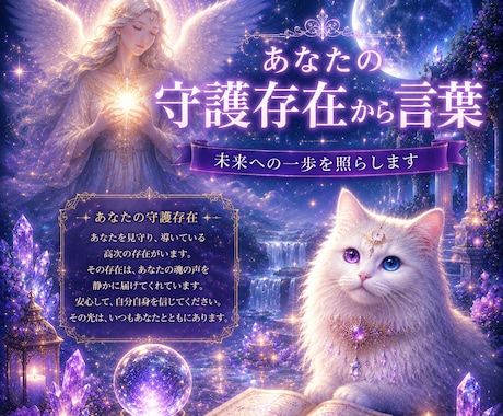 即日鑑定今あなたに必要な守護存在の言葉届けます 今のあなたへ、守護存在のメッセージ必要なメッセージを イメージ1