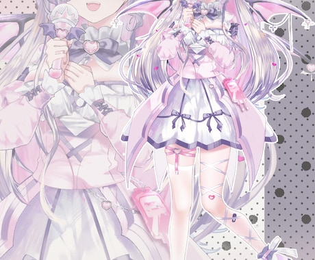立ち絵/キャラクターデザイン描きます TRPGなどで利用される立ち絵やデザインのご依頼受付中！ イメージ2