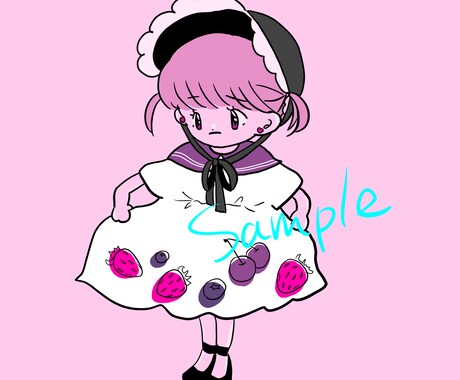 可愛い人物イラスト・アイコンを作成します 用途に合わせたオリジナルイラスト イメージ1
