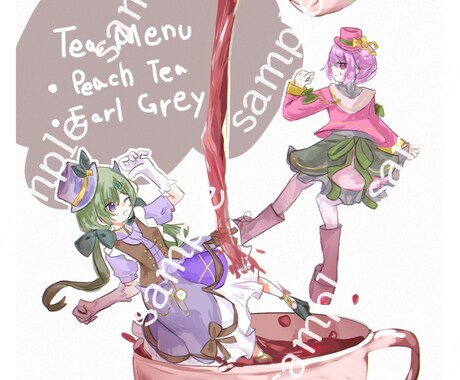 なんでも1枚絵描きます 唯一無二な世界観×やさしいかわいさを演出 イメージ1