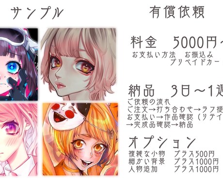 お客様のご要望に沿ったイラストを描きます あなただけのキャラクターを作りましょう！ イメージ2