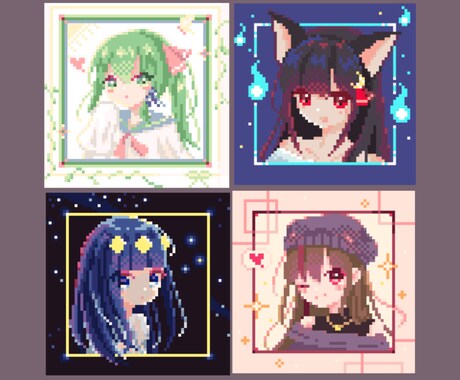 ドット絵のアイコン描きます 独特なドット絵の雰囲気を味わえます イメージ2
