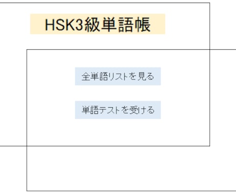 HSK3級のPC版単語帳アプリを販売します HSKの単語は書くんじゃない。テストでアウトプットして覚える イメージ1
