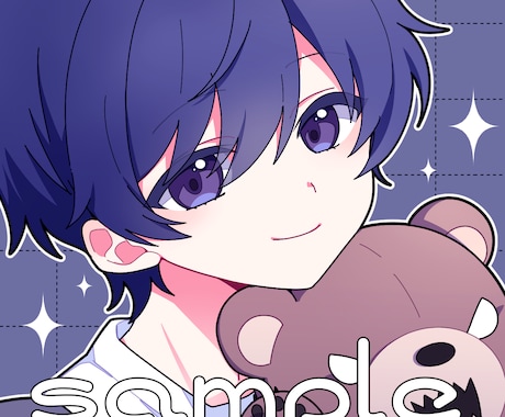 SNS用アイコンお描きします ★目を引くような可愛い系のアイコンイラストを制作します★ イメージ2