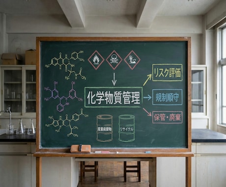 化学製品の化学物質管理に関する相談を承ります 法規制対応のノウハウをお教えいたします。 イメージ1