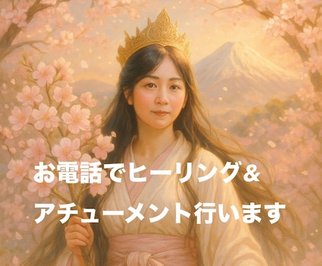 お電話で繋がりヒーリング＆アチューメントいたします 最善へ⭐自己・ソウルメイト統合+覚醒+チャクラ・性開花etc イメージ1