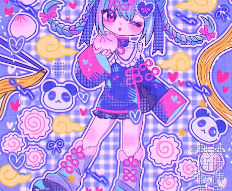 全身イラスト、かきます キラふわ・ポップファンシーな男の子女の子！ イメージ2