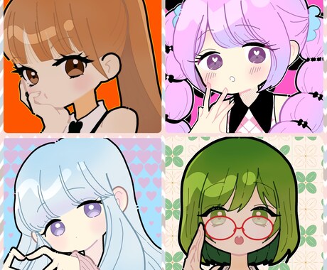 とっておきの可愛いアイコン作成いたします イメージ1