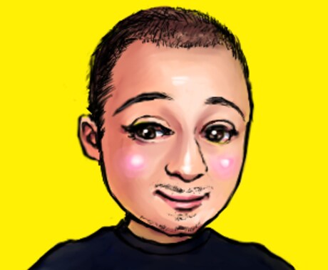 似顔絵イラスト　アイコン描きます 親しみやすい似顔絵イラストアイコンをお描きいたします イメージ1