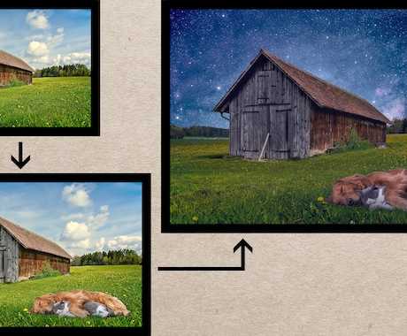 プロが写真のレタッチや合成をします ありえない世界をあるかのように！！！ イメージ1