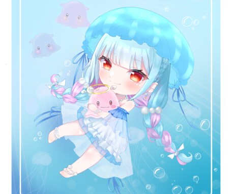 可愛いデフォルメキャラ描きます もちっと可愛く描かせて頂きます イメージ2