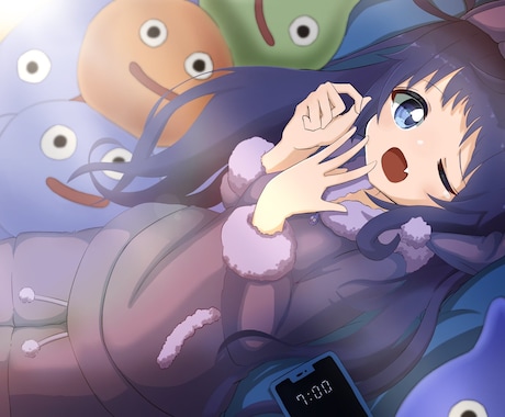 SNS・ブログ用イラスト制作承ります 商用利用可!どのような場所で使用しても構いません! イメージ2