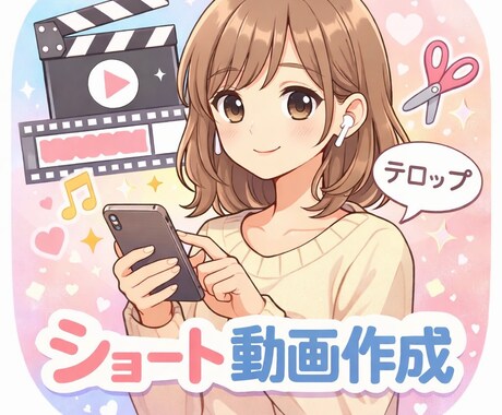 ショート動画作成｜SNS用シンプル編集承ります TikTok・リール・Shorts対応｜カット・テロップOK イメージ1