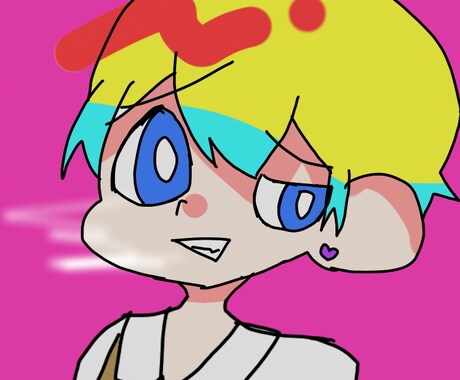 Twitter等のアイコン描きます 絵はあまり上手くないですが、popに仕上げます! イメージ1