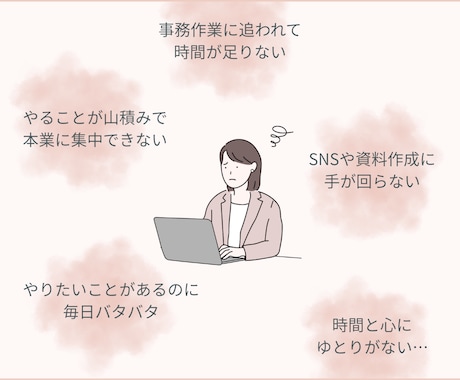 オンライン秘書　忙しいあなたをサポートいたします ストレスから解放！面倒くさい雑務をお任せください イメージ2