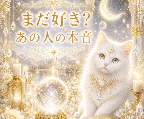 即日鑑定　まだ好き？あの人の本音を丁寧に視ます 終わった恋に残る「まだ終わっていない気持ち」を霊視します イメージ1