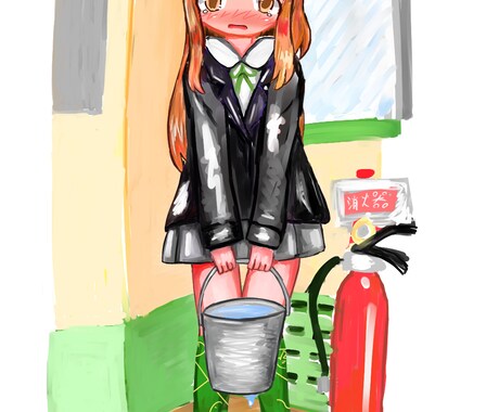 かわいいイラスト描きます かわいい女の子のイラスト描きます。 イメージ2