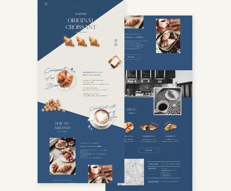 デザイン性重視の飲食・美容系WEBサイト制作します お店のファン獲得のためのおしゃれなデザインをお求めの方へ イメージ2