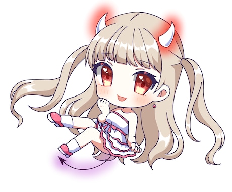 ポップでかわいいデフォルメイラストを描きます グッズ作成用や動画用にも！幅広く使えます！ イメージ1