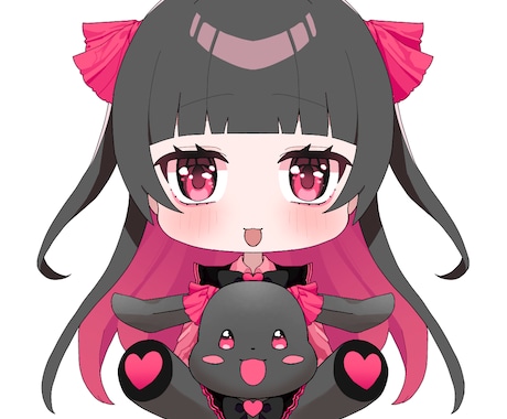 かわいいミニキャラ・SDイラスト描きます SNSのアイコンなどに使えるゆるかわいいイラストお作りします イメージ1