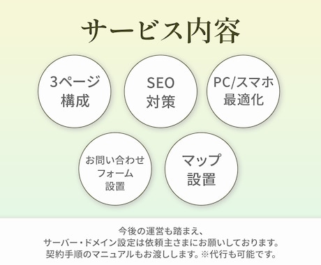ココナラ最安値！格安でホームページ制作します デザインから構築まで一括対応可能！初めての方もご相談ください イメージ2