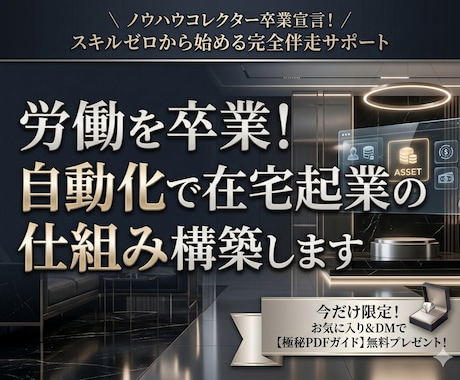 労働を卒業！自動化で在宅起業の仕組み構築します 脱！労働今日からあなたも自由を！副業初心者/おすすめ/スマホ イメージ2