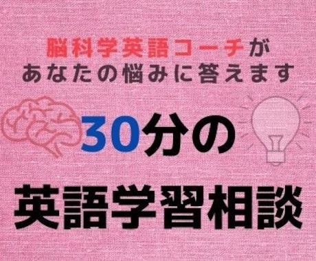 30分で英語に関するあなたの疑問点を解決します 疑問点を電話で手軽に質問できるコンサルティング イメージ1