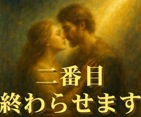愛という試練─「二番目」から光へ昇華する道を視ます 「報われない恋」に込められた魂の意味を、そっと解き明かします イメージ1