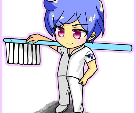 イラストでワクワクをお届けいたします ちびキャラが得意現役歯科衛生士 イメージ2