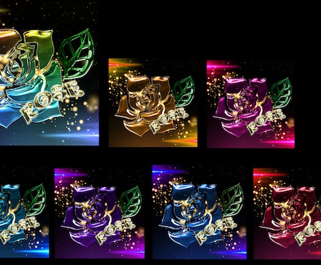 キラキラなコンセプトロゴ作成致します 自分達だけのキラキラでcoolでcuteなロゴ作成致します イメージ1
