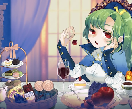 商用利用可！様々なご用途で使える一枚絵作成します 誕生日/記念日/MV/待機画面などに！何でもご相談ください！ イメージ1