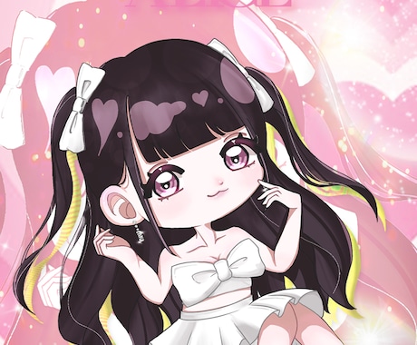 お好きな絵柄でイラストを手がけます ステッカー作成やフラワースタンド用イラストに！ イメージ1