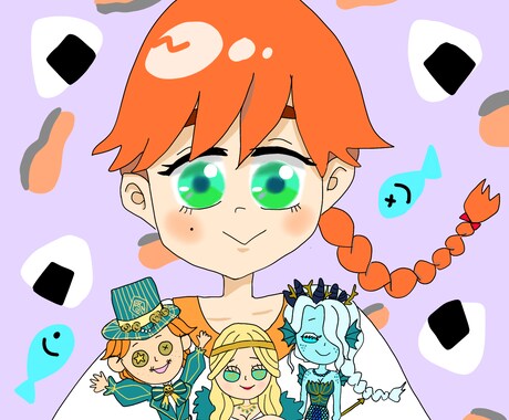 SNSアイコン描きます ポップなデフォルトキャラをアイコンにしませんか? イメージ2