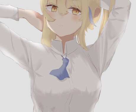 かわいい女の子イラストを制作いたします ファンアート・アイコン・動画サムネ・素材等にどうぞ！ イメージ2