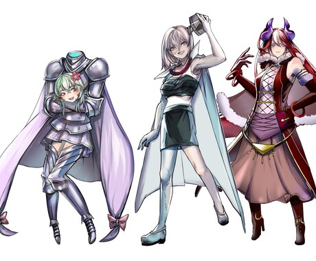 あなたのキャラクターを作成します 希望に沿って、キャラクターの1枚絵、アイコンを作成いたします イメージ2