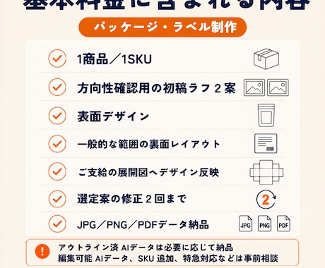 商品の魅力が伝わるパッケージを制作します 食品・コスメ・雑貨向け｜初稿ラフ2案つき イメージ2