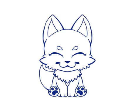 ケモナーさんにおすすめします ちょこんとおすわりイラストを制作致します。 イメージ2