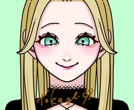 お洒落で可愛いイラスト描きます 可愛いアイコンイラストでSNSを華やかに★ イメージ1