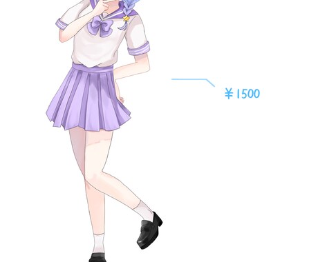 SNSアイコンや立ち絵イラスト描きます 格安料金でお早めに納品可能です イメージ2