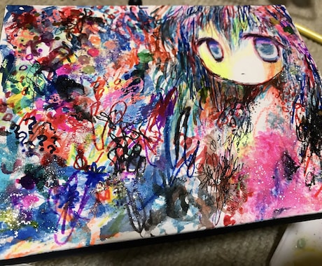 オリジナル原画作成致します アートでお部屋を彩りませんか？個性的な原画お届けします イメージ2