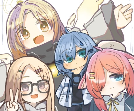 商用利用込★SNSアイコンやヘッダー描きます プロフィールに温かみのあるカワイイを イメージ2