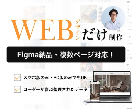 コーダーが喜ぶ綺麗なWEBデザイン制作します トップ＋下層ページ対応！コンポーネント化し整理されたデータ イメージ1