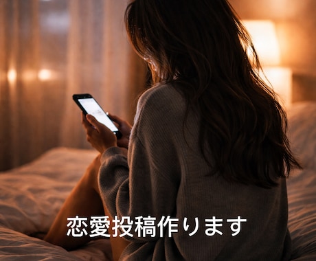 恋愛系SNS投稿・台本作成します 共感されて“保存される”恋愛投稿、作ります イメージ1