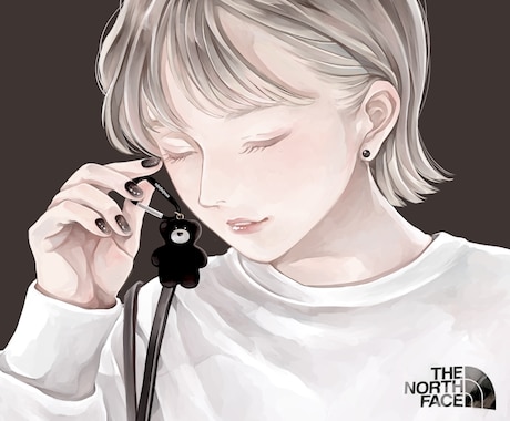 スタイリッシュで繊細、雰囲気のあるイラスト描きます 格好良い/可愛い/ちび絵、ニーズに合わせ丁寧に制作いたします イメージ1