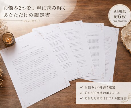 お悩み3つ☆全ジャンル混ざってもOK☆鑑定します タロット、霊視、エネルギー、潜在意識を読みとり、鑑定します イメージ2