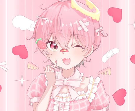 歌ってみたのサムネイルを描きます 本家寄せOK！可愛い絵柄のイラストが得意です♡ イメージ2